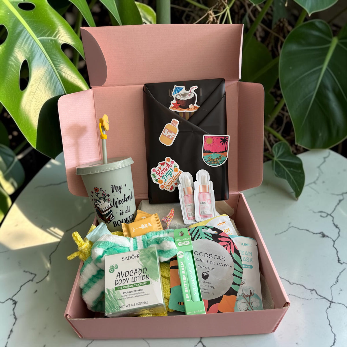 Sunkissed & Spoiled | A "Me Time" Pampering Blind Date with a Book Box